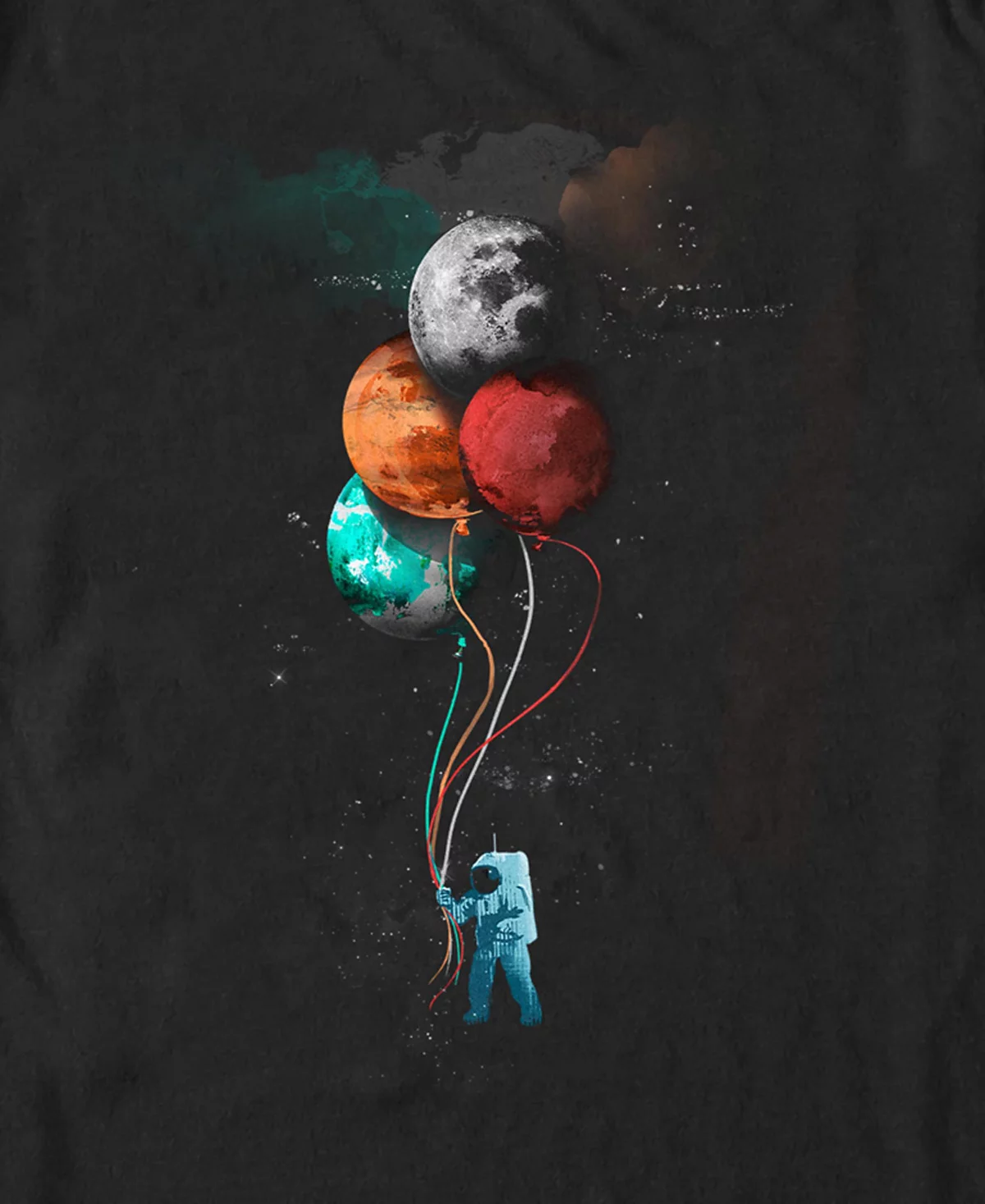 Мужская футболка с коротким рукавом The Spacemans Trip от Design By Humans 4790₽