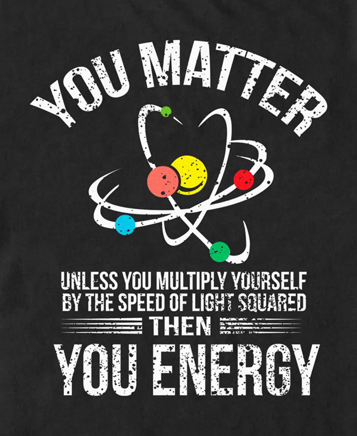 Мужская футболка с коротким рукавом You Matter You Energy от Humans от Design By Humans 4790₽