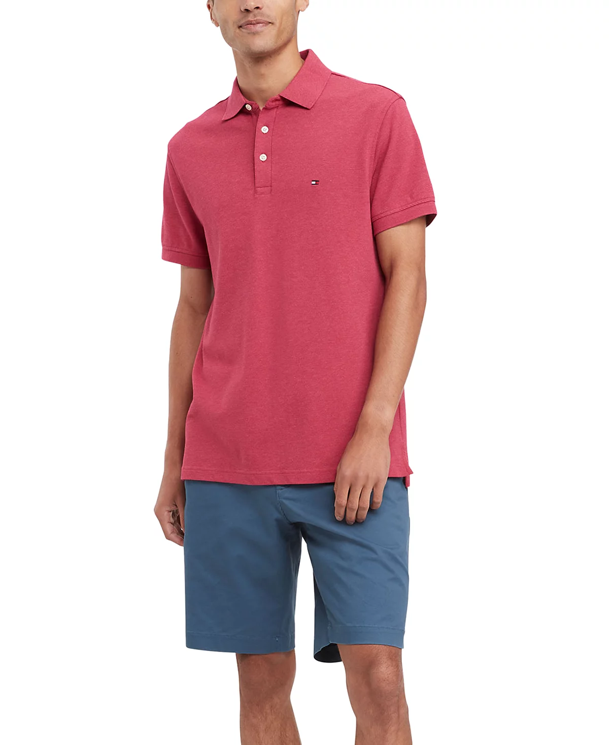 Мужская приталенная рубашка поло от Tommy Hilfiger 1985 года выпуска 4690₽