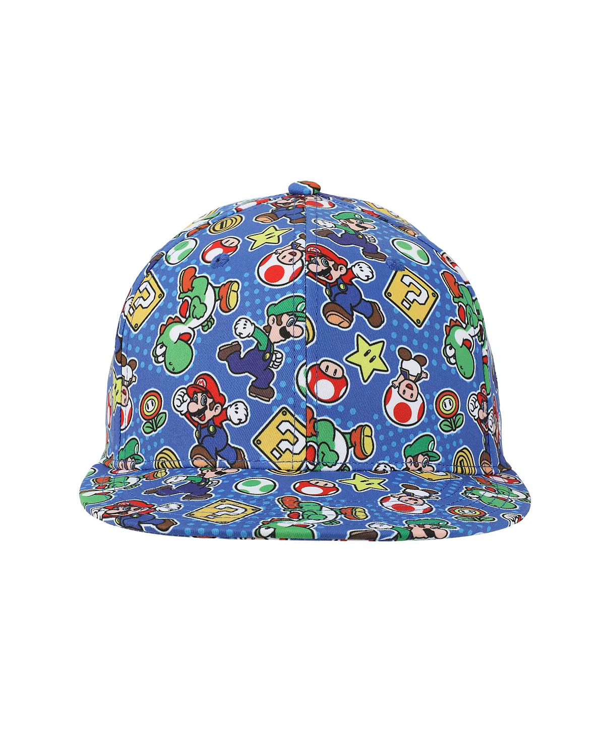 Мужские футболки Super Mario Bros с принтом персонажей и предметов по всему телу