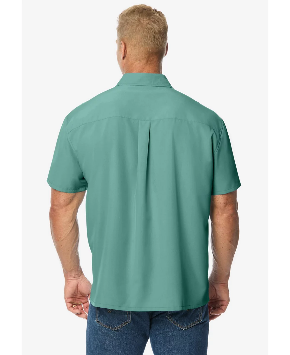 Футболка KingSize Big - Tall с двойным карманом и коротким рукавом Performance Shirt 9590₽