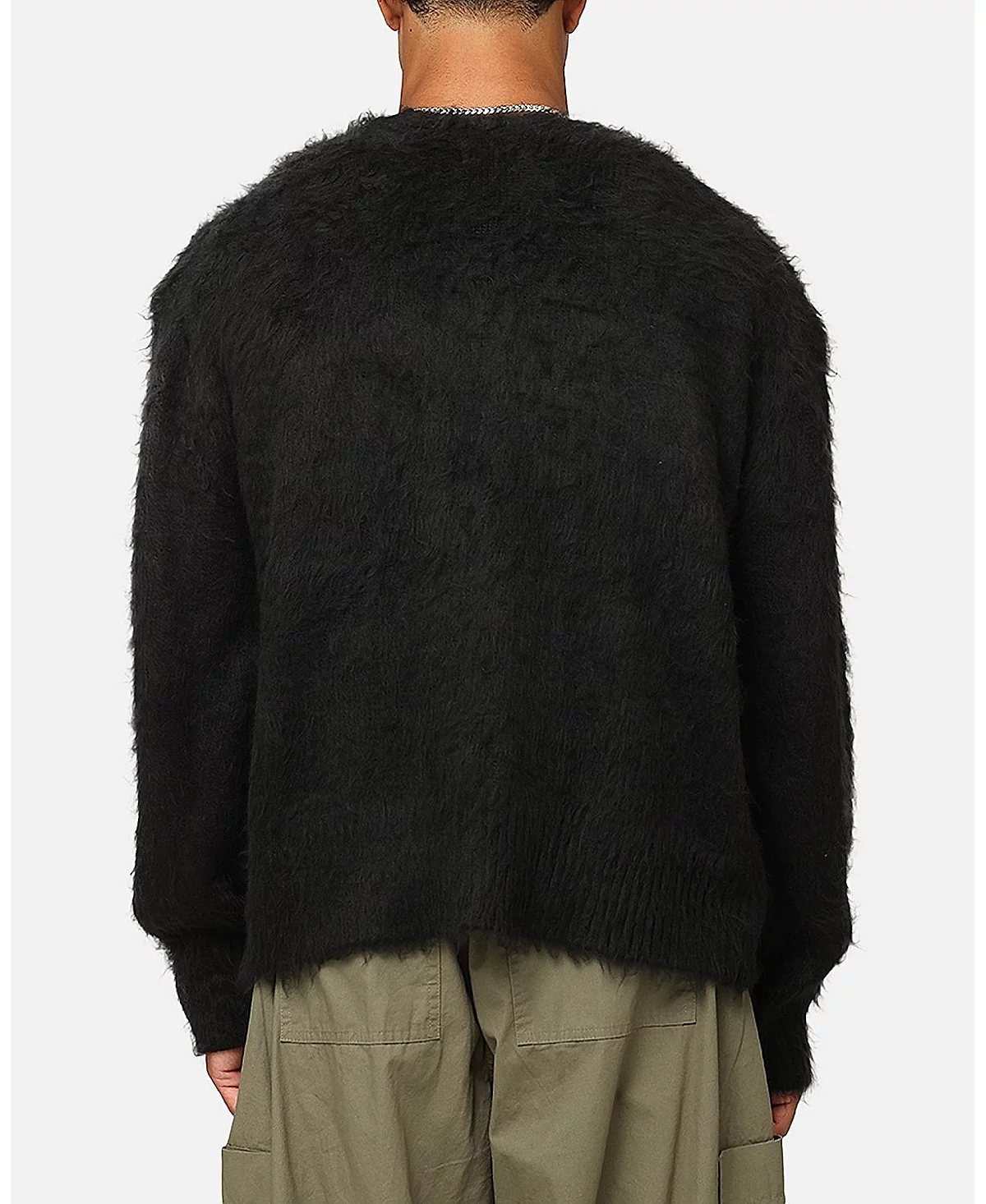 Мужской пушистый кардиган XXIII размера