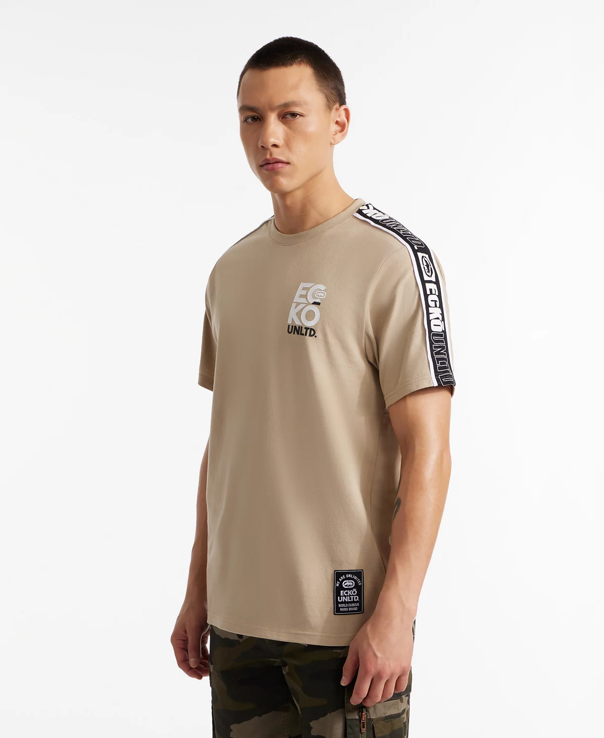 Мужская трикотажная футболка Ecko Unltd с коротким рукавом для регистрации