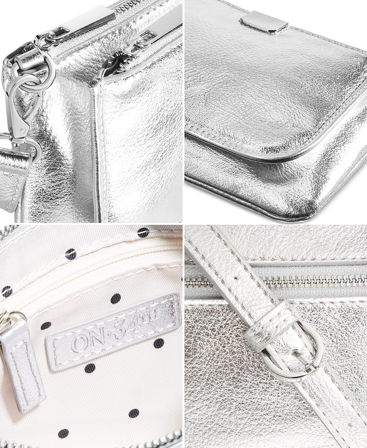 На 34-м показе Rienna Metallic Small Crossbody, созданном для Macy's