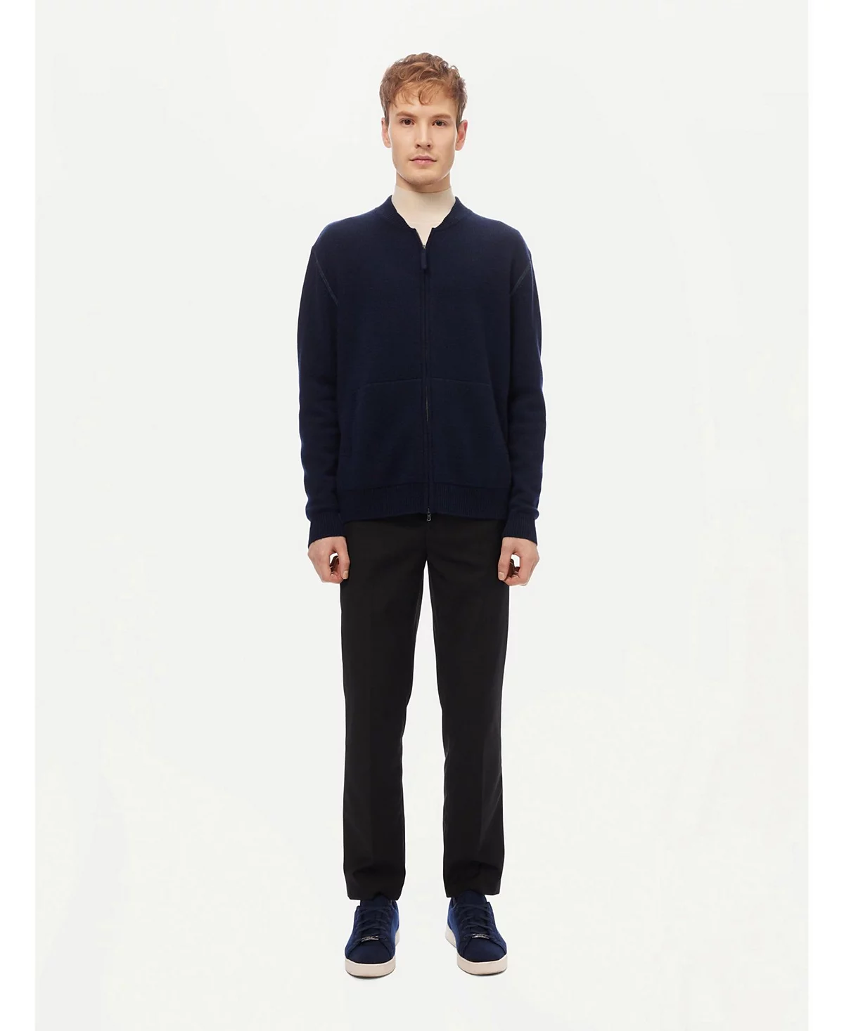 Мужская кашемировая куртка Gobi Cashmere с застежкой на молнию 45190₽