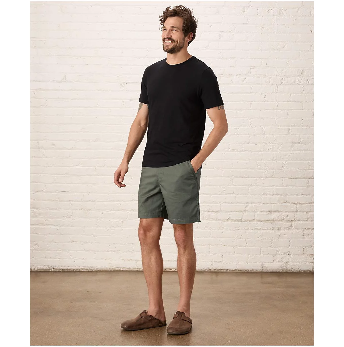 Мужская футболка Pact из органического хлопка в полулегком весе Slub Crew 7190₽