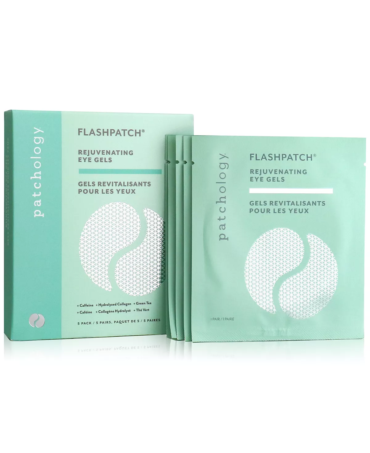 Омолаживающие гели для век FlashPatch, 5 штук