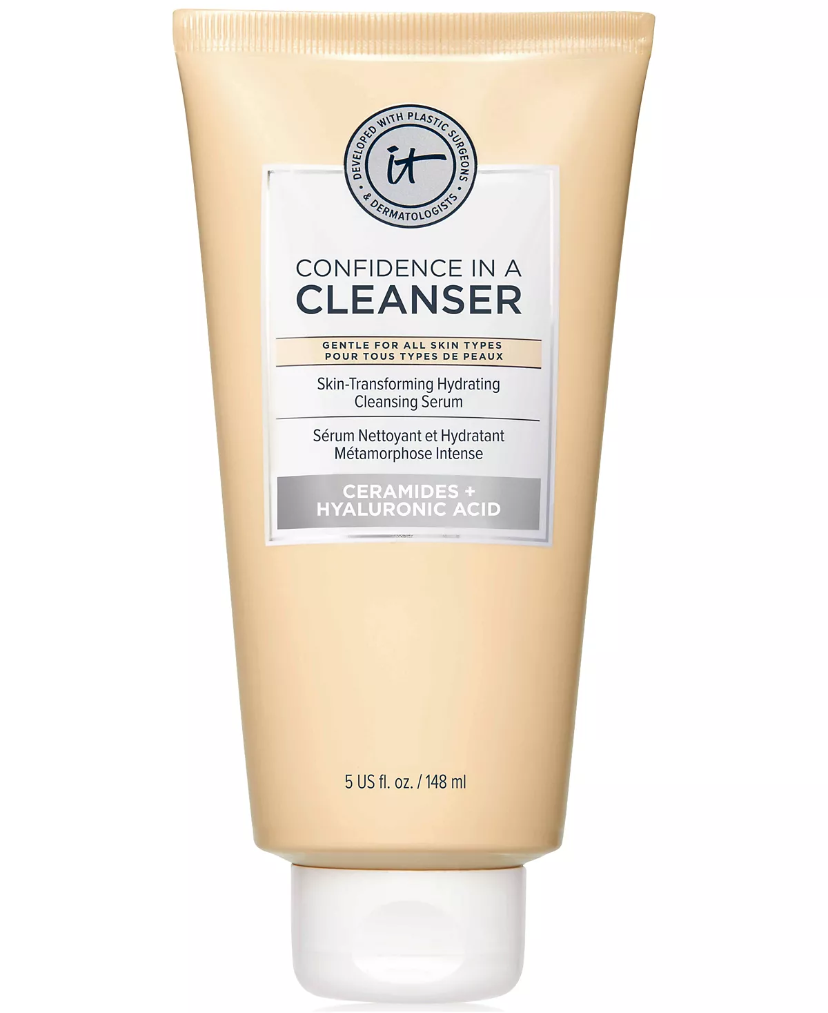 Уверенность в очищающем и увлажняющем средстве для умывания лица, 5 жидких унций.