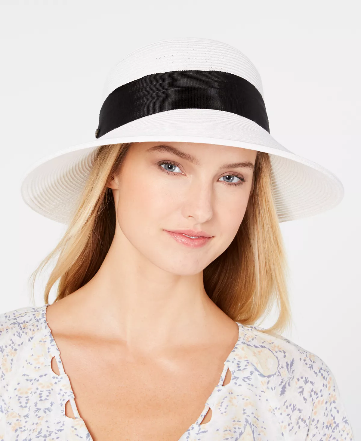 Клош из ленты в крупный рубчик Scala