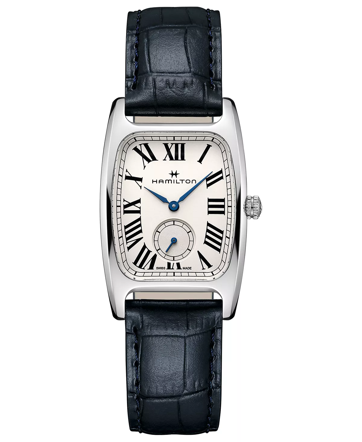  Женские швейцарские часы Boulton Blue на кожаном ремешке 27.3x31.1 мм