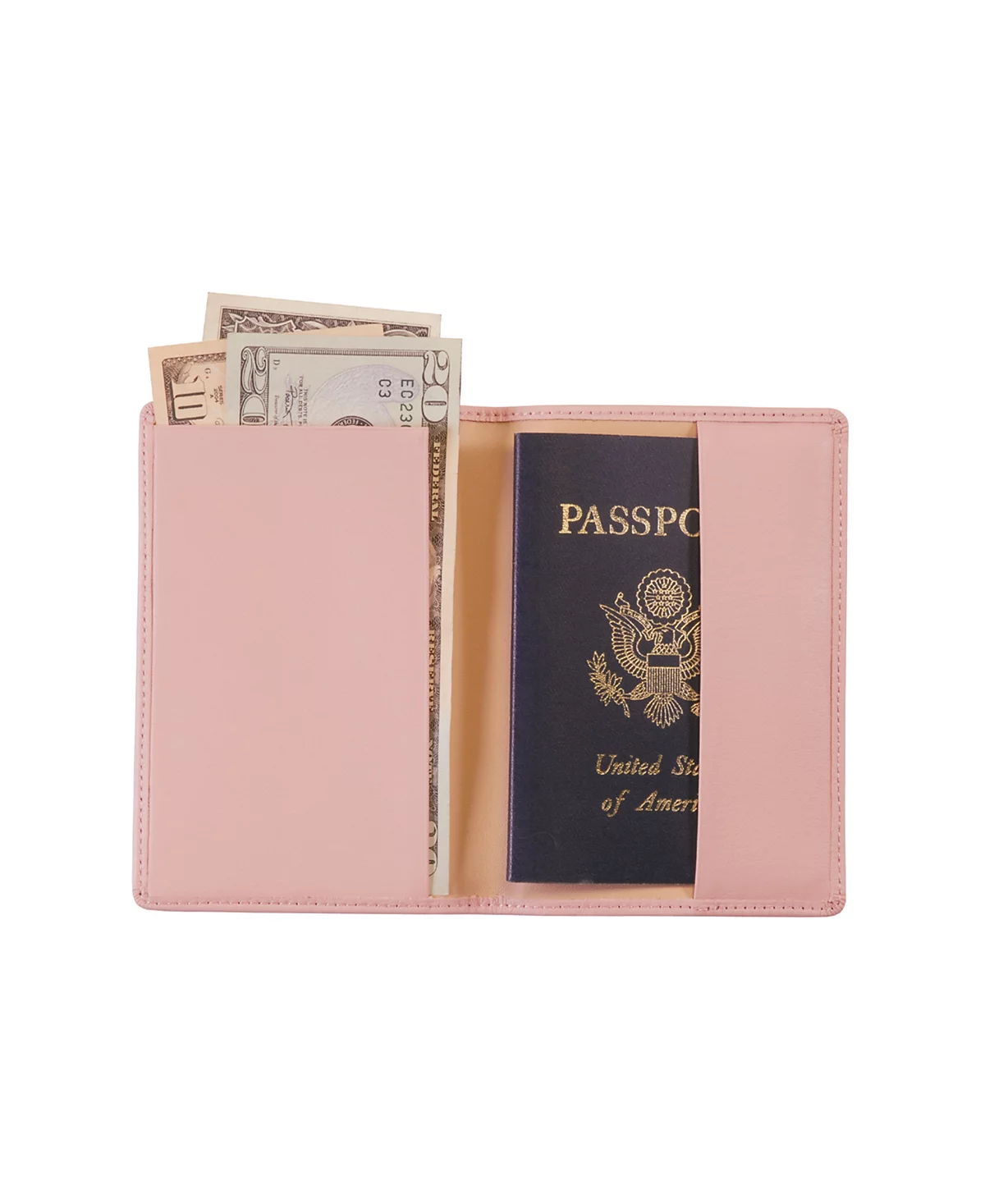 Мужской Ройс Нью-Йорк фольга штампованная блокировка обложка для паспорта с RFID 11390₽