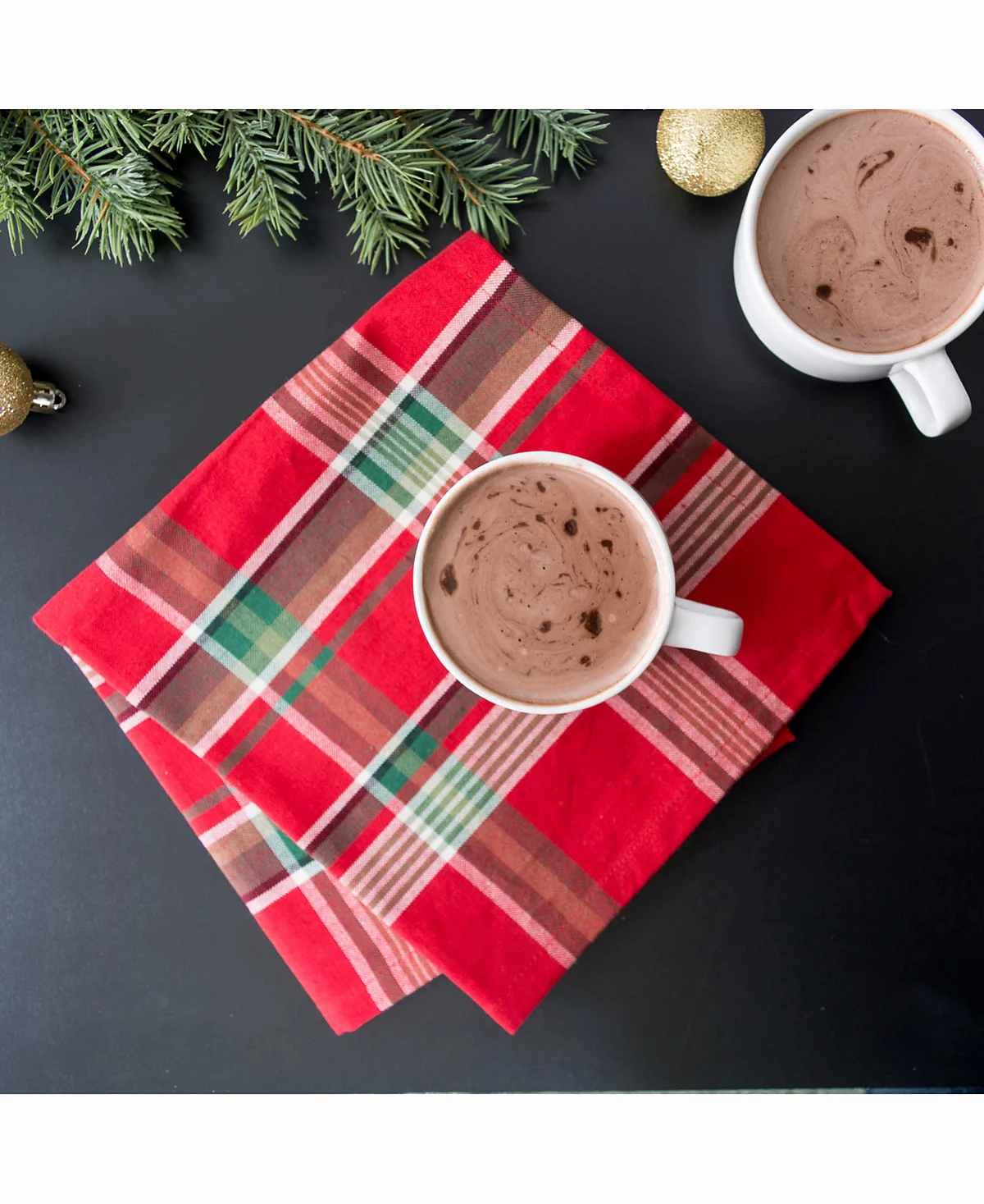 Салфетка в клетку, набор из 6 штук