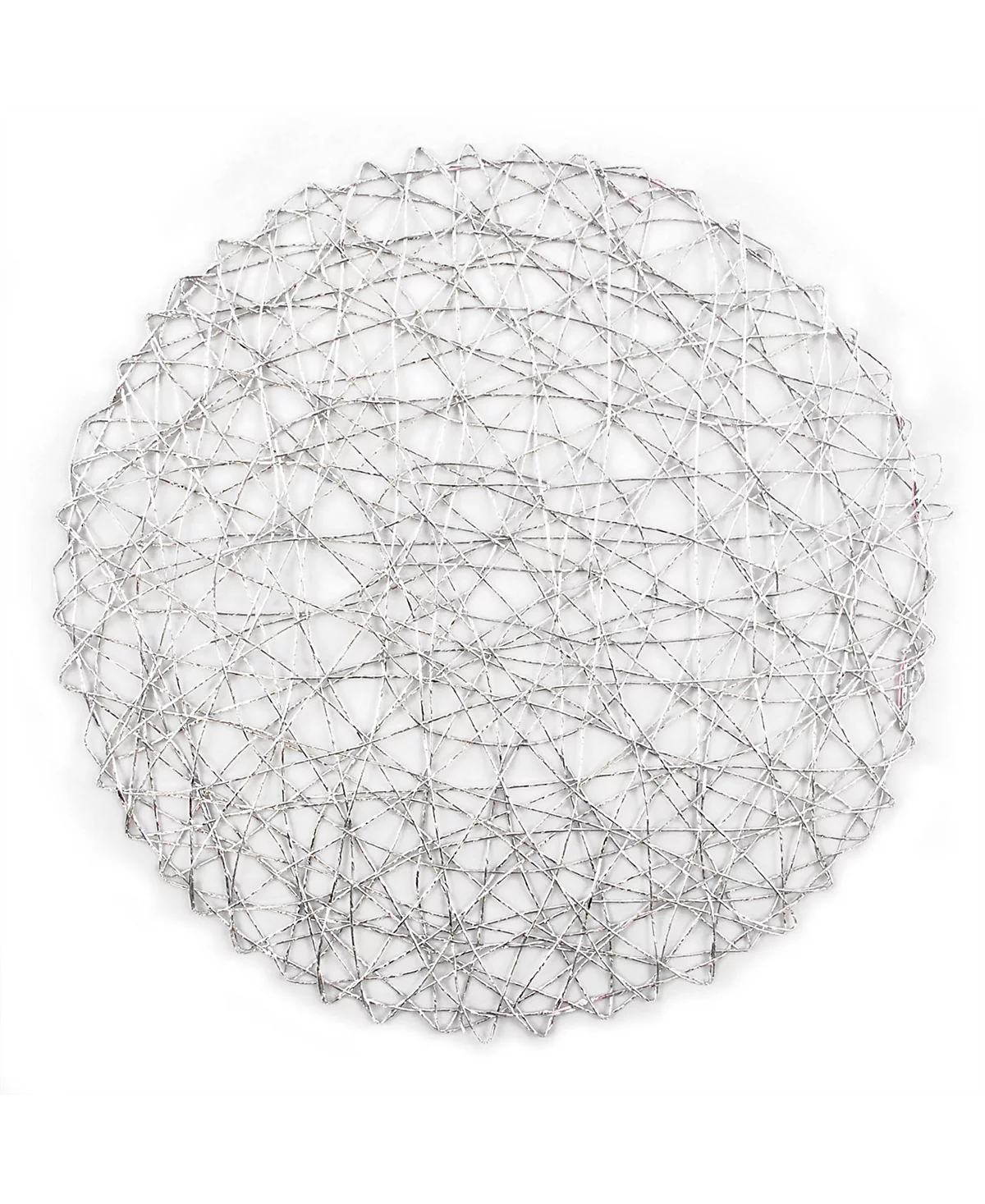 Круглая салфетка из плетеной бумаги, набор из 6 штук