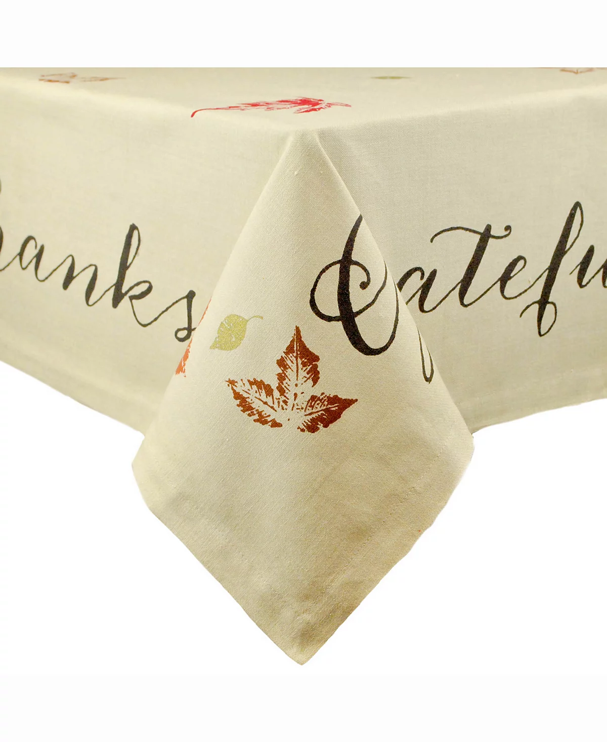 Скатерть с принтом в виде деревенских листьев 8890₽