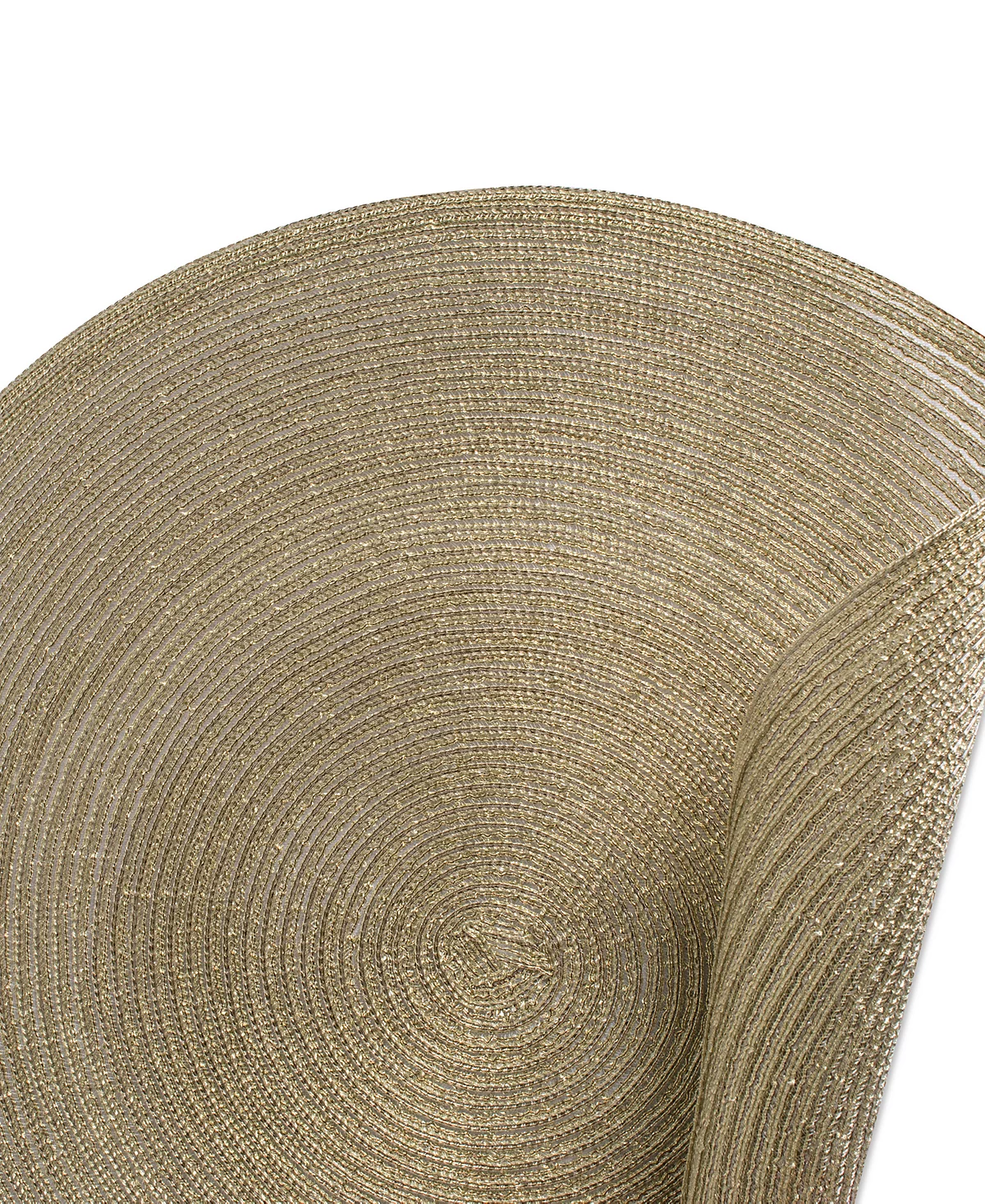 Металлическая круглая салфетка из полипропиленовой ткани, набор из 4