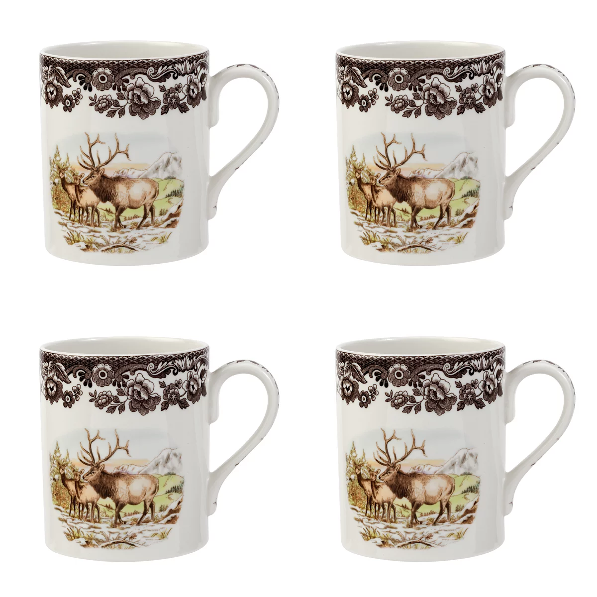 Кружки Spode Woodland Elk набор из 4 кружек 27990₽