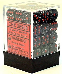 Набор шахматных фигур 12 мм d6 Крапчатое пространство 36 1890₽