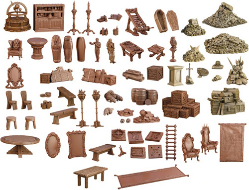 Ящик с рельефом местности Глубины подземелий 12890₽