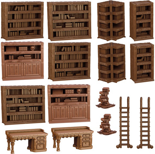 Ящик с рельефом Библиотека 4890₽