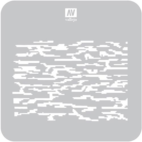 Трафарет для хобби: Камуфляж - Пикселизированный современный камуфляж