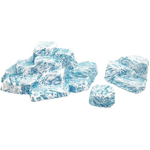 Нарисованный монстром пейзаж: Заснеженные холмы