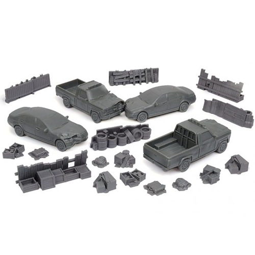 Ящик с рельефом местности: Разброс улиц