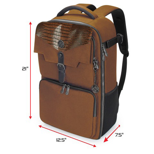 ENHANCE Card Storage Backpack: Brown (Collector's Edition) (Clearance)
