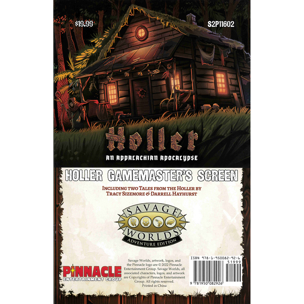 Holler RPG: An Appalachian Apocalypse - Gamemasters Screen - Adventure (Last Chance)