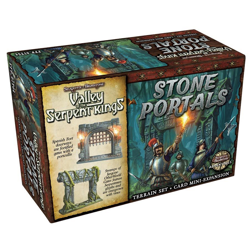 Shadows of Brimstone Valley of the Serpent Kings - Stone Portals Terrain Set 4190₽