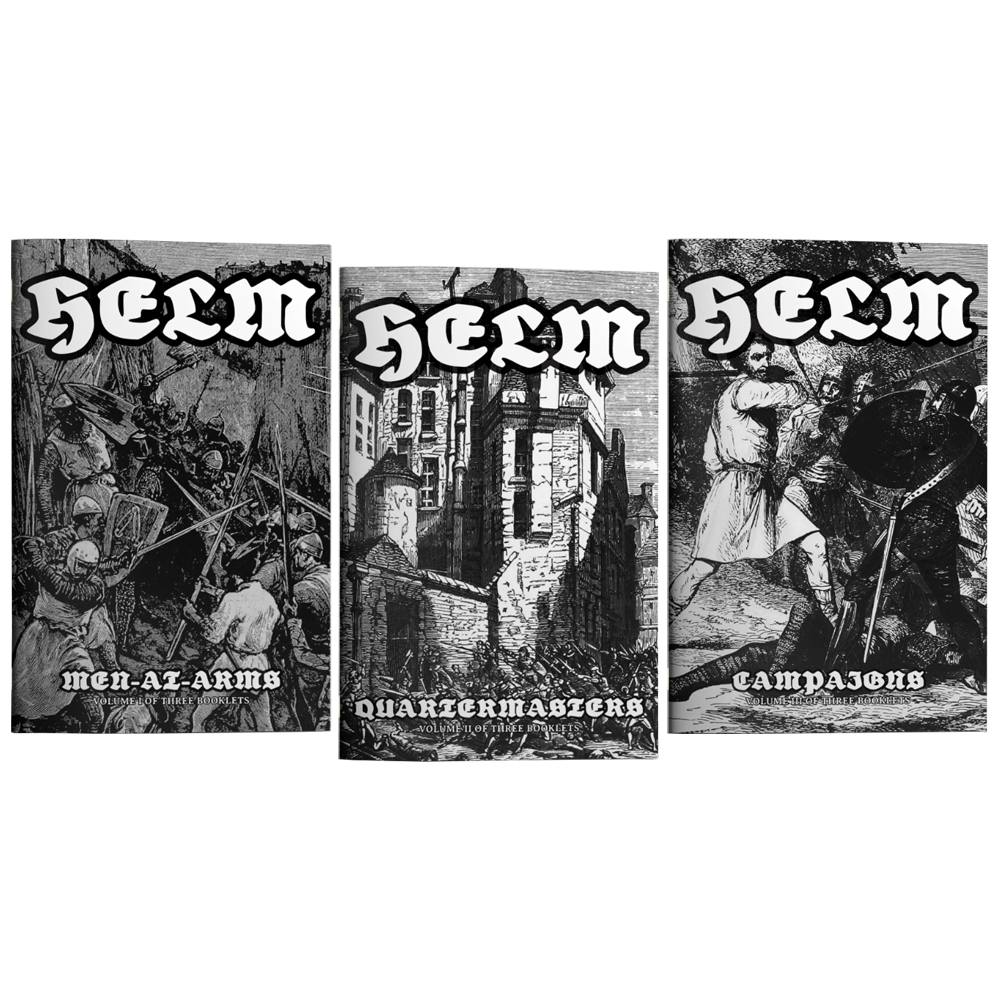 Helm RPG: Men-at-Arms, Quartermasters, - Campaigns