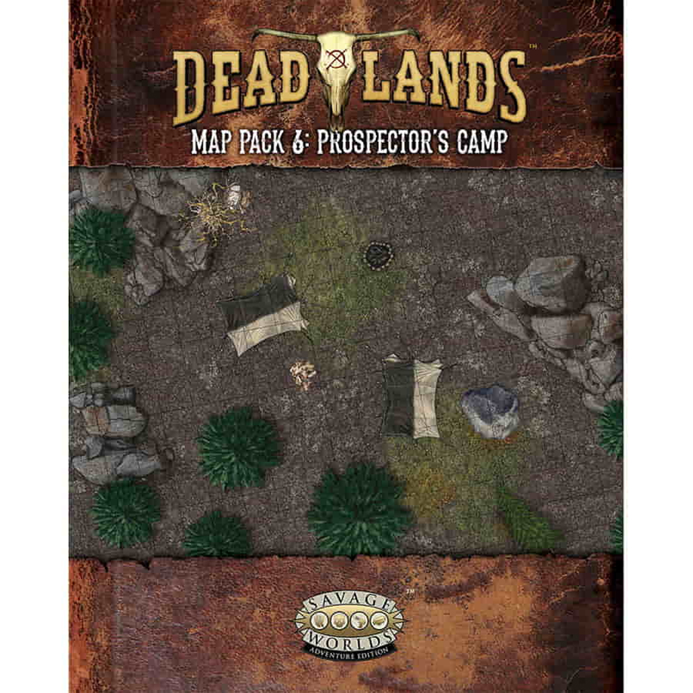 Savage Worlds RPG: Deadlands - The Weird West Map Pack 6: Prospector's Camp