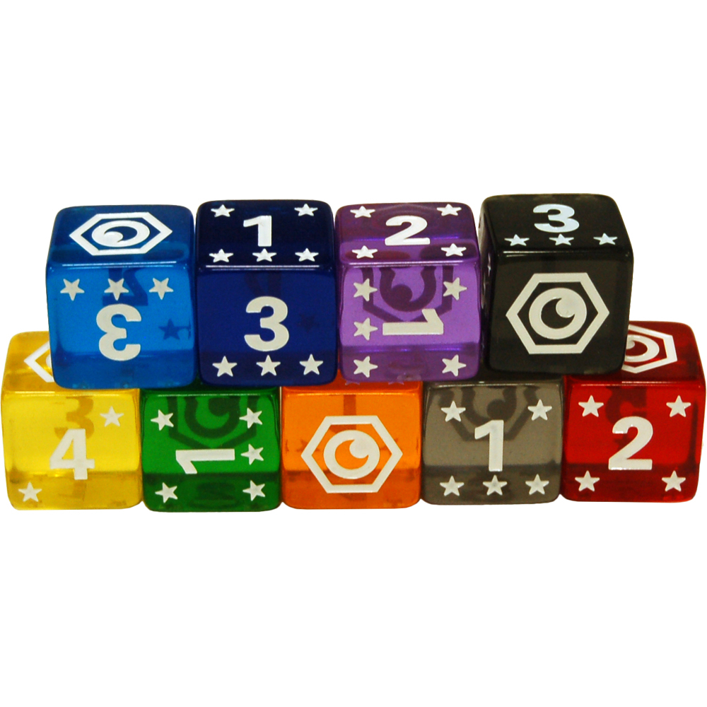 Paranoia RPG Компьютерные кости d6 9 4390₽