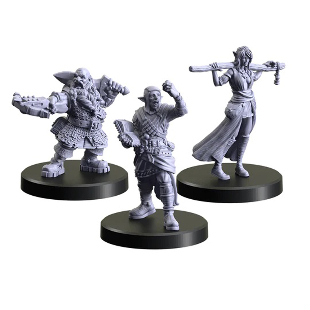 The Witcher RPG: Набор миниатюр - 5 классов (Преступник, Врач, Маг) (Допуск)