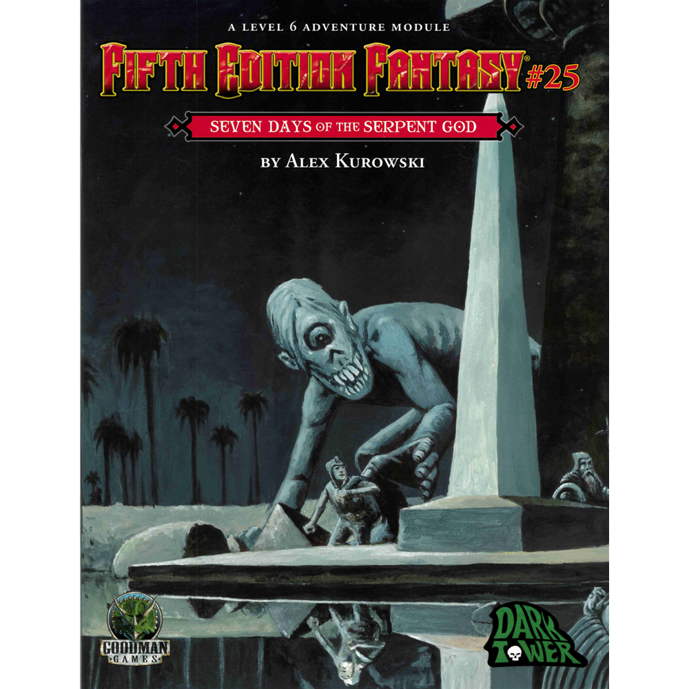 Пятое издание фэнтезийной RPG 25 Семь дней Бога-змея совместимо с D - D 5E 1990₽