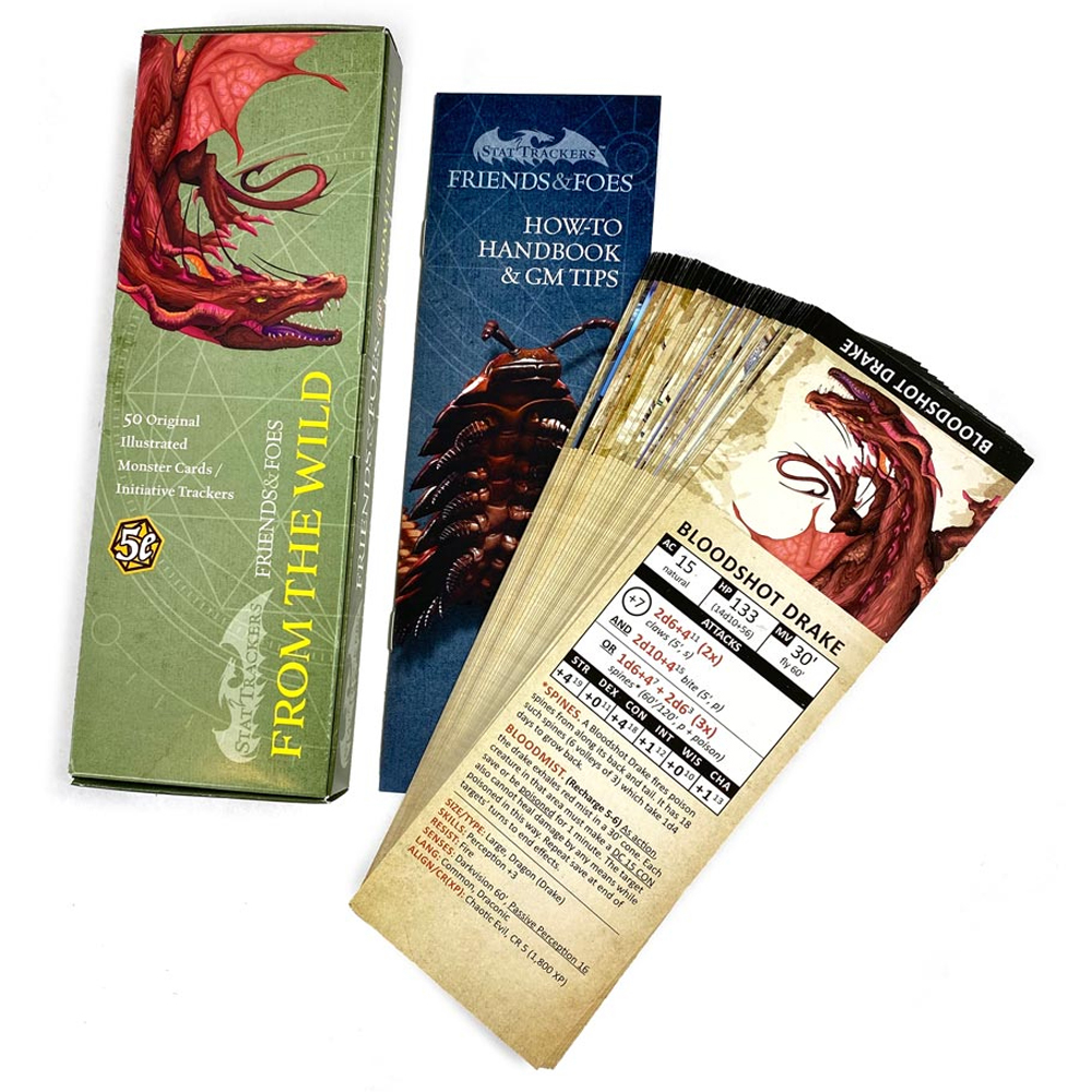 Статистические трекеры 5E: Друзья и враги - Из дикой природы