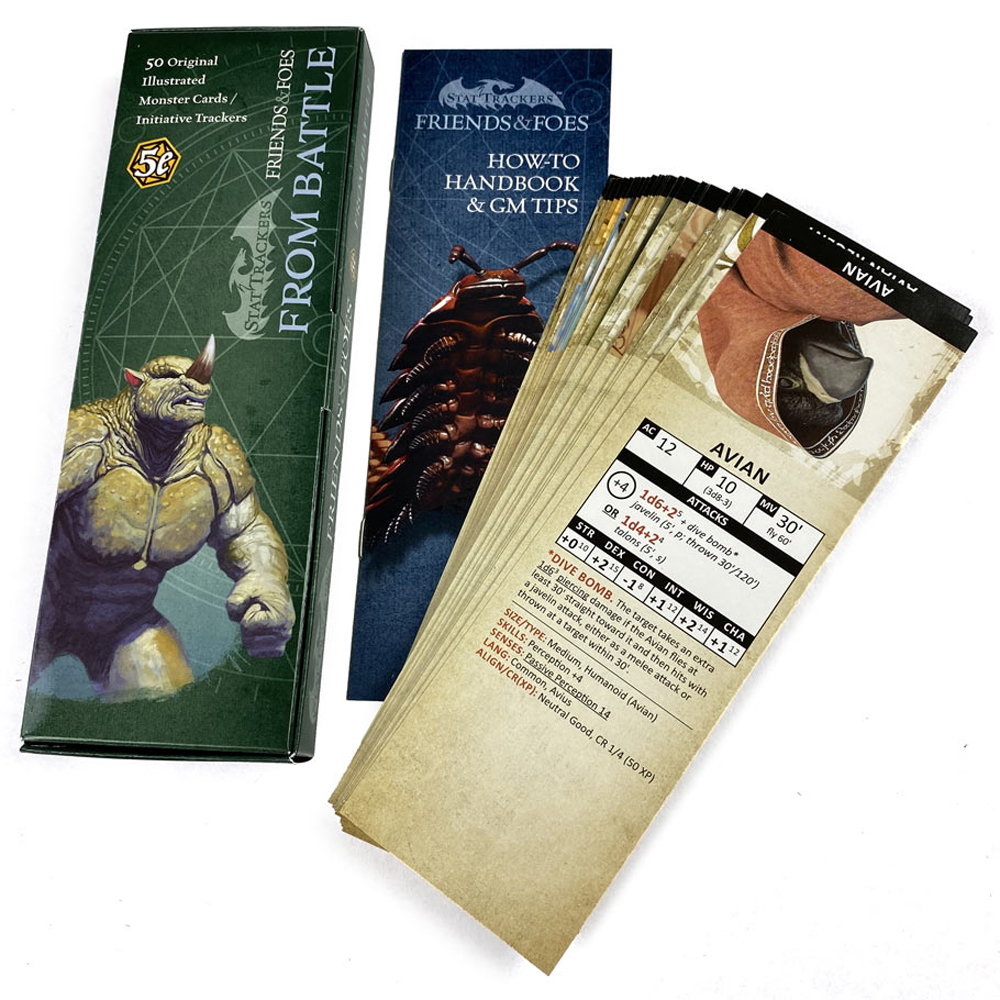 Статистические трекеры 5E: Друзья и враги - С поля боя (Проверка)