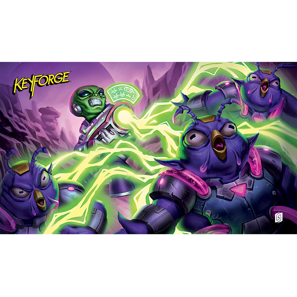 KeyForge Playmat: Winds of Exchange - Genetic Blast (Clearance)