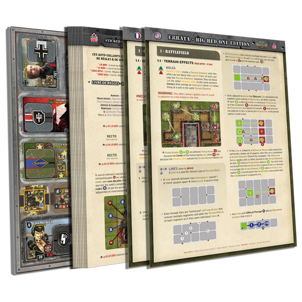 Heroes of Normandie: Big Red One Edition Errata Pack