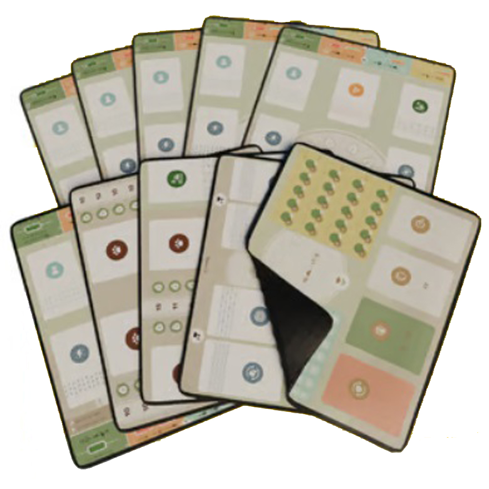 Earth 10-Piece Neoprene Player Board Mat Set Preorder 9490₽