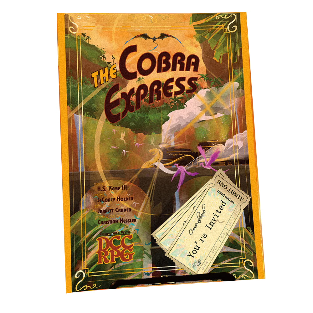 Классическая ролевая игра Dungeon Crawl: The Cobra Express (совместима с D - D 5E) (Разрешение)