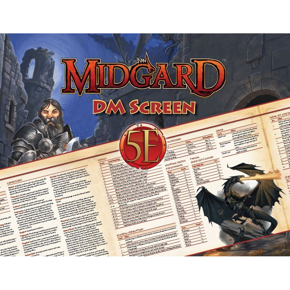 Midgard RPG: DM Screen (D-D 5E Compatible)