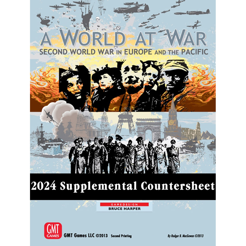 A World at War 4th Print Counter Sheet New Arrival 1590₽
