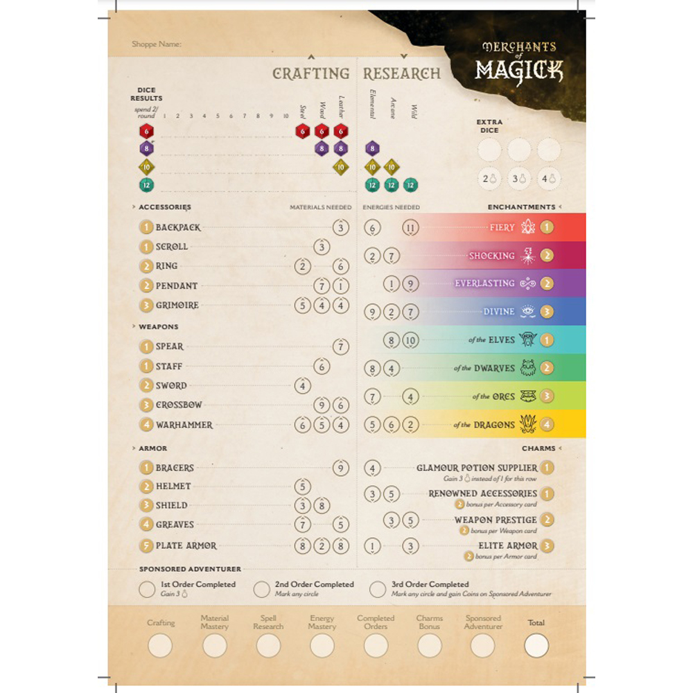 Торговцы магией Дополнительные списки игроков допуск 2090₽