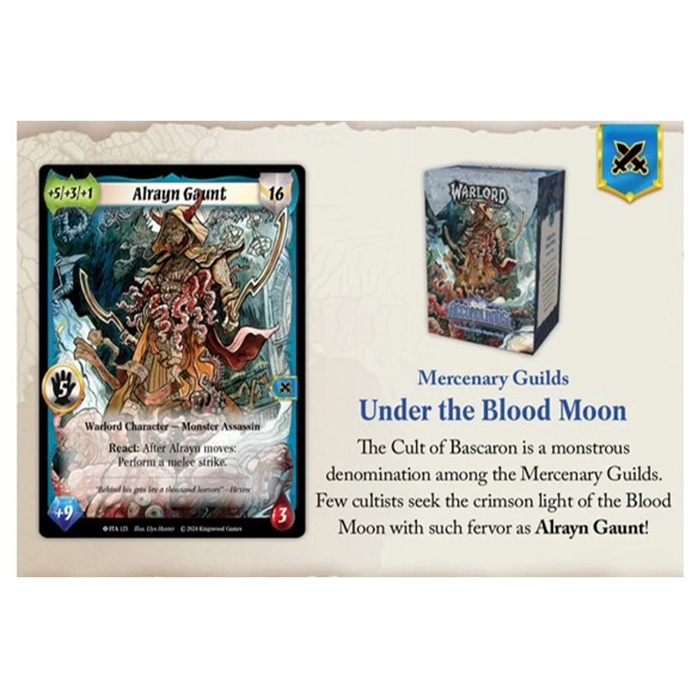 Warlord: Saga of the Storm CCG: Into the Accordlands - Стартовая колода - Гильдии наемников (Предварительный заказ)