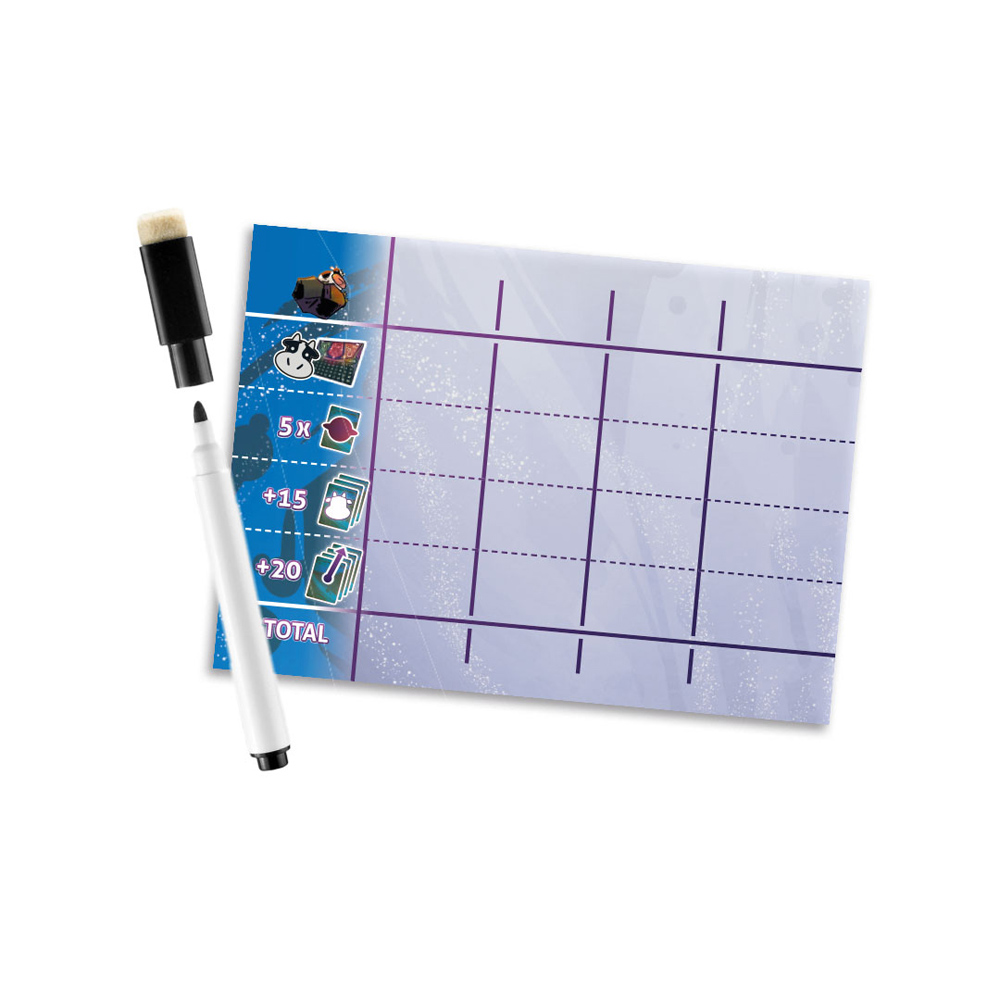 Cosmic Cow Collectors: Dry-Erase Scoreboard (New Arrival)