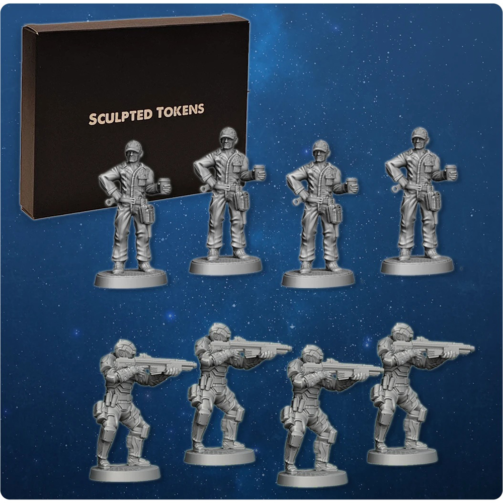 Earth Under Siege: Flashpoint - Sculpted Tokens (New Arrival)