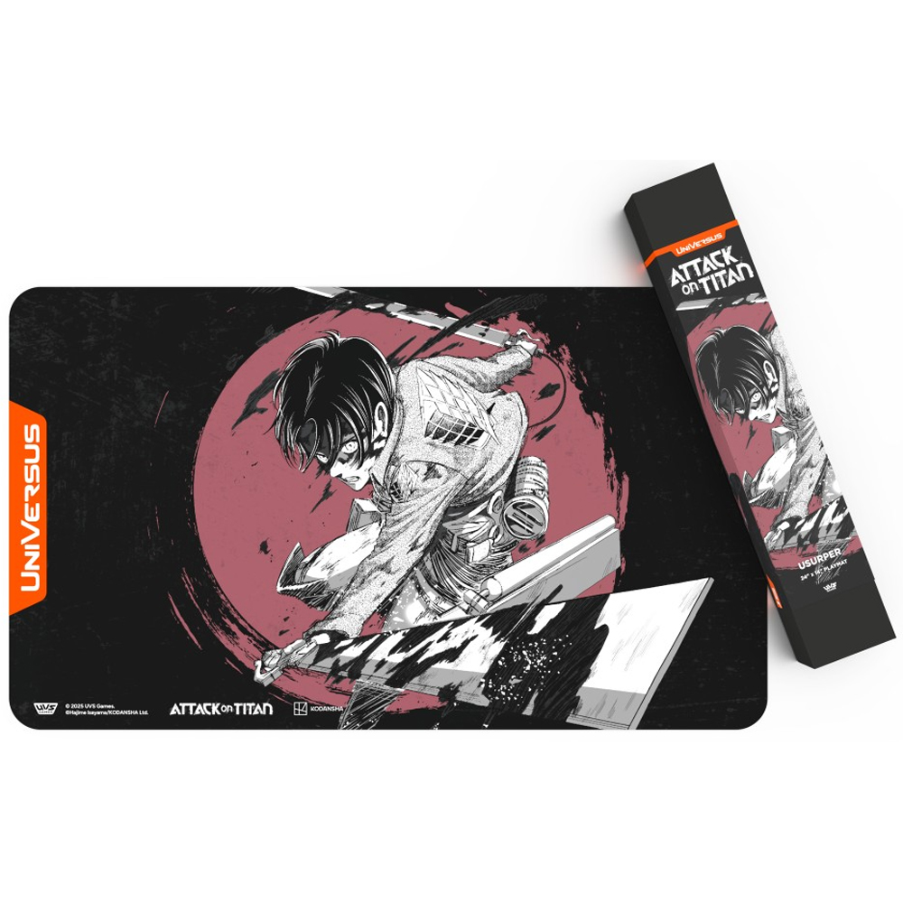 UniVersus CCG: Атака на Титанов: Апокалипсис - Игровой коврик для узурпатора (Предварительный заказ)