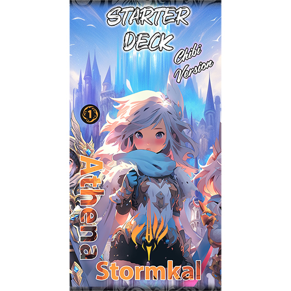 Soul Masters TCG: Стартовая колода 1-го издания Chibi - Athena Stormkal (Предварительный заказ)