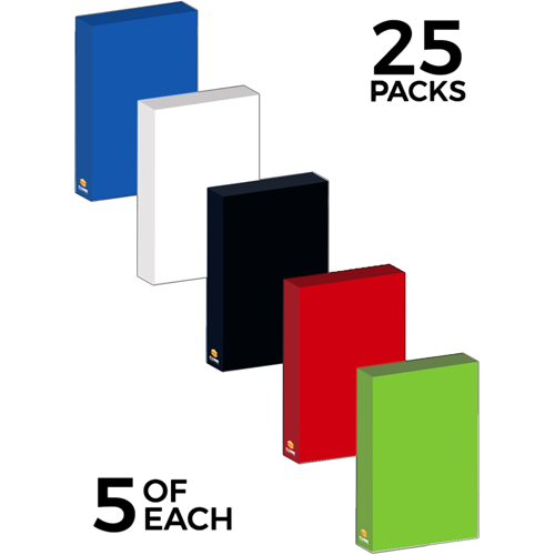 Кубические фигурки набор из 5 цветов 25 штук 4590₽