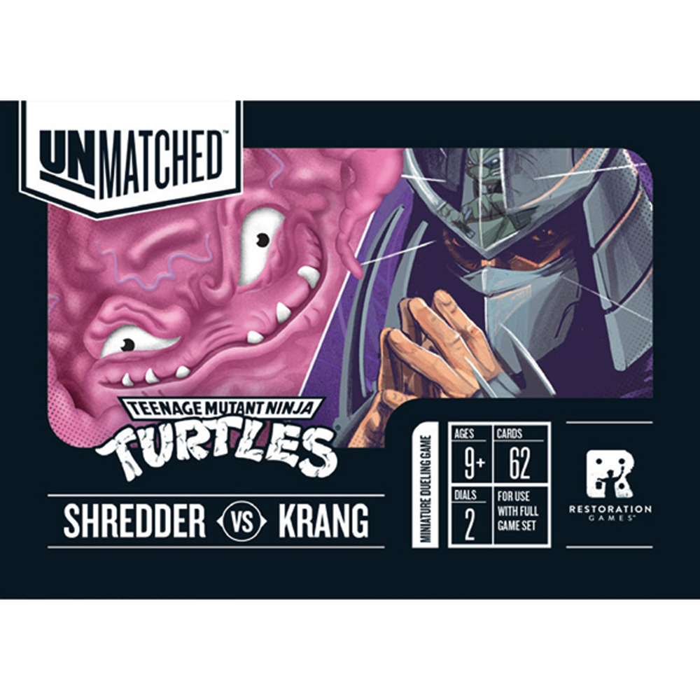 Unmatched Adventures: TMNT Shredder vs. Krang Hero Decks (Preorder)